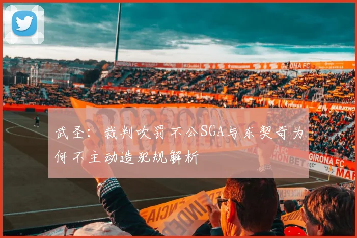 武圣：裁判吹罚不公SGA与东契奇为何不主动造犯规解析