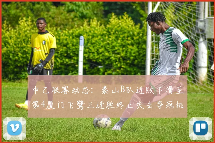 中乙联赛动态：泰山B队连败下滑至第4厦门飞鹭三连胜终止失去争冠机会